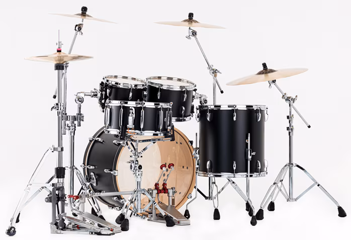 Pearl Professional Matte Caviar Black Rock Set - Batterie