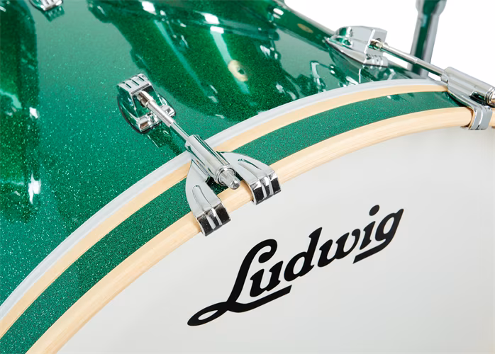 Ludwig Continental Green Sparkle - Batterie