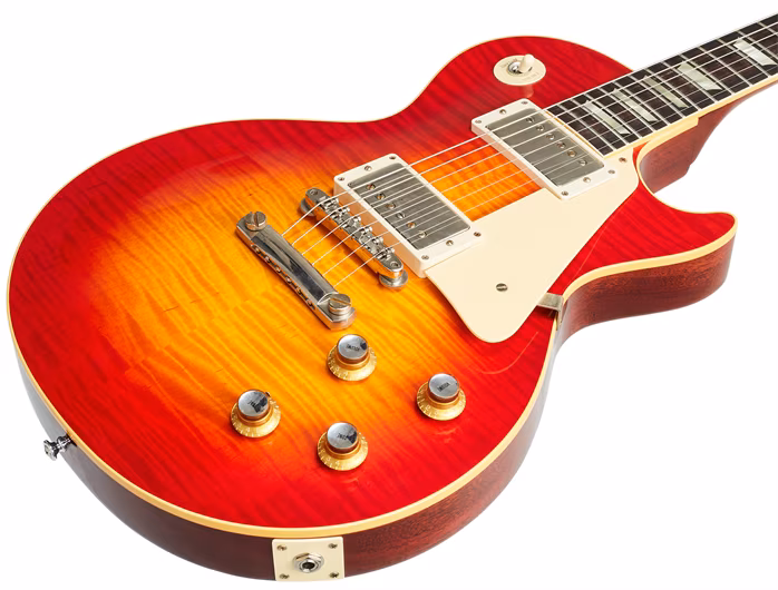 Gibson Custom Shop 1960 Les Paul Standard Reissue Ultra Light Aged Wide Tomato Burst - Guitare électrique
