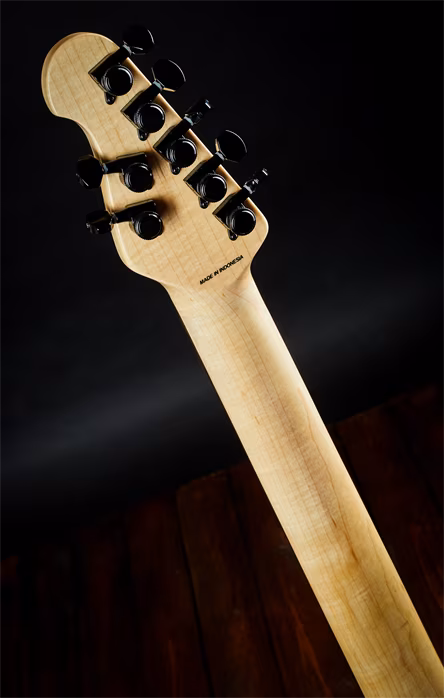 Sterling by Music Man John Petrucci JP70 Trans Green Burst - Guitare électrique a sept cordes