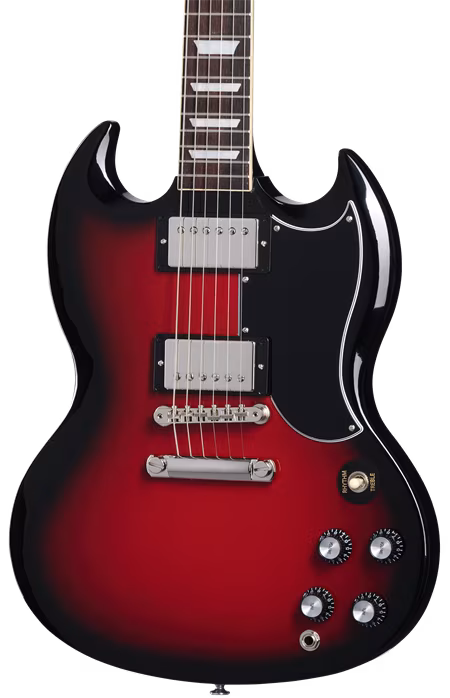 Gibson SG Standard '61 Stop Bar Cardinal Red Burst - Guitare électrique