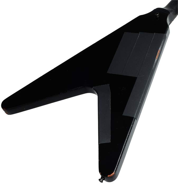 Gibson Custom Shop 1979 Flying V Kirk Hammett Ebony Murphy Lab Replica Aged - Guitare électrique