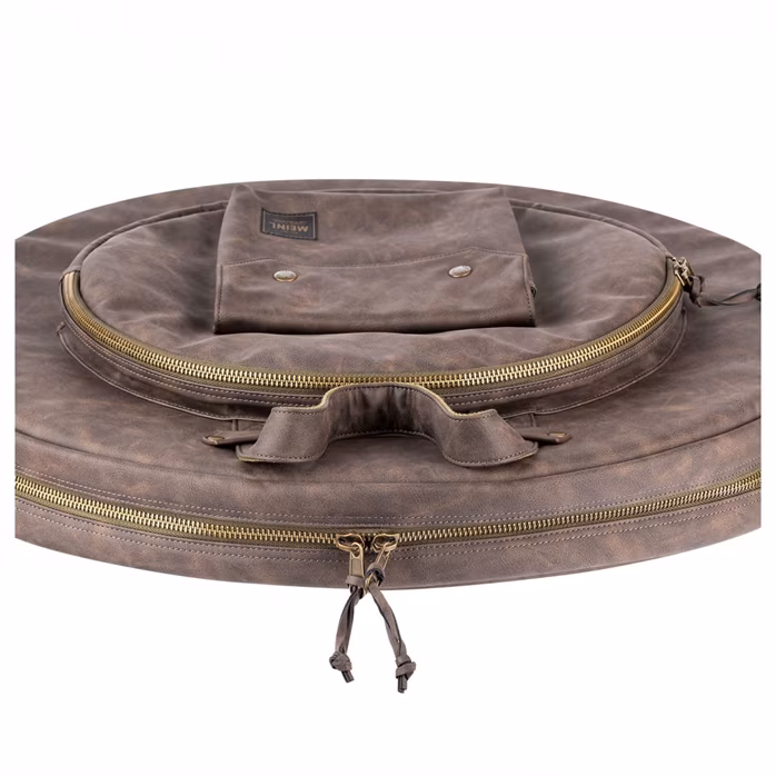 Meinl 22" Vintage Hyde Cymbal Bag, Dark Brown - Housse pour cymbales