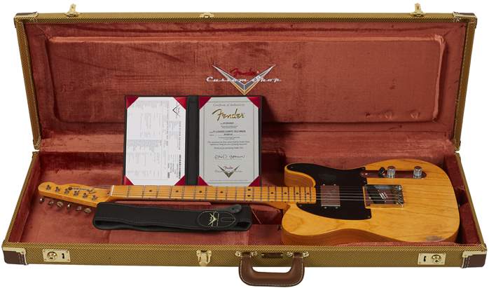 Fender Custom Shop 51 Loaded CuNiFe Telecaster Masterbuilt David Brown Heavy Relic - Guitare électrique