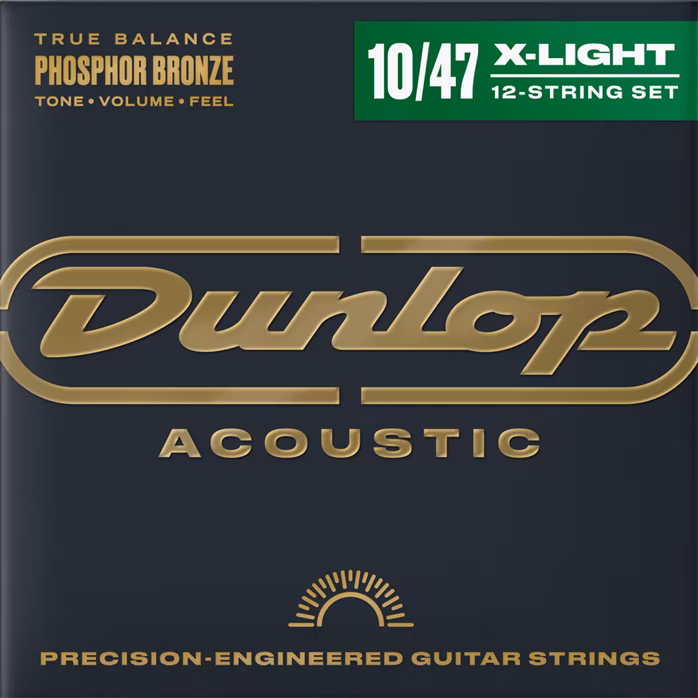 Dunlop DAP1047J - Cordes pour une guitare a douze cordes