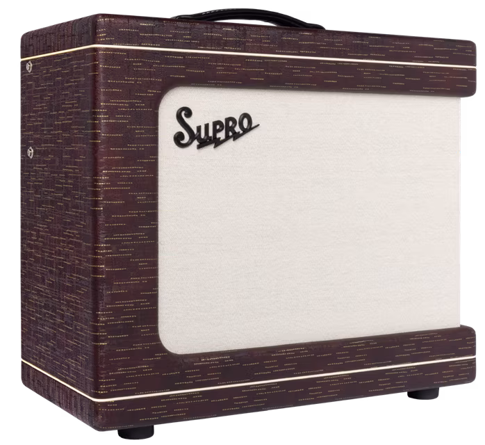 Supro Delegate Custom Burgundy Gold Scandia - Combo pour guitare