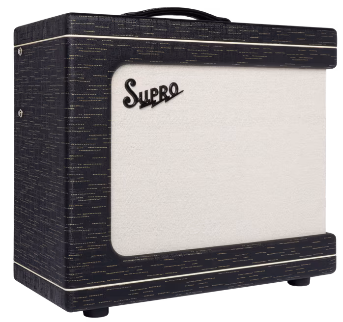 Supro Delegate Custom Black Gold Scandia - Combo pour guitare
