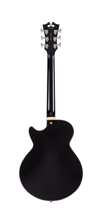 D'Angelico Premier SS Single Cutaway Stop-Bar Tailpie CE Black Flake - Guitare semi acoustique