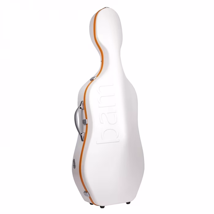 Bam GRAFFITI Hightech Slim Cello case White - Housse rigide pour violoncelle