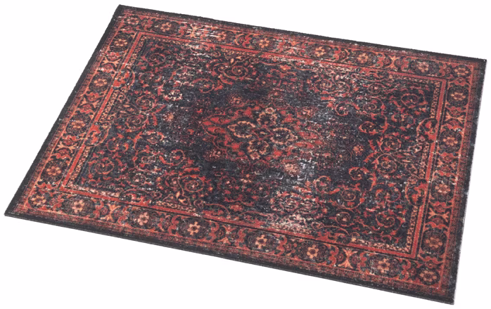 DRUMnBASE Vintage Persian Pedal&Amp Black Red - Tapis