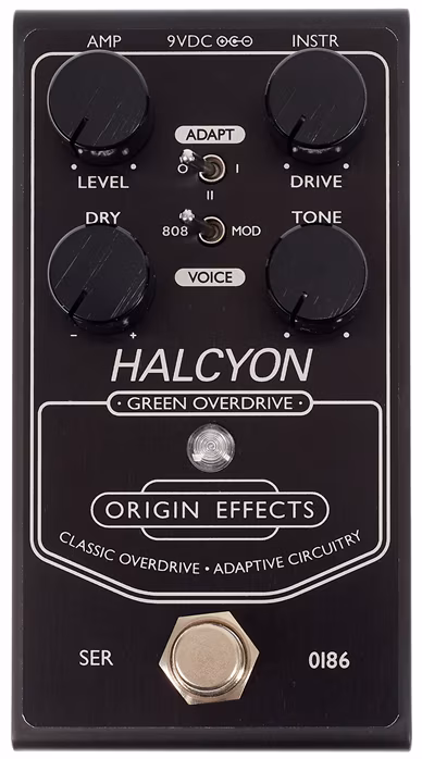 Origin Effects Halcyon Green Overdrive Black Edition     - Effet guitare