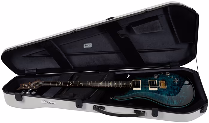 Bam CREW Adjustable Electric Guitar Light Grey - Coffret pour guitare électrique