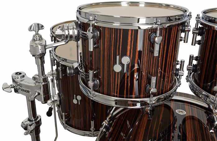 Sonor SQ2 Maple Ebony High Gloss Kit - Batterie