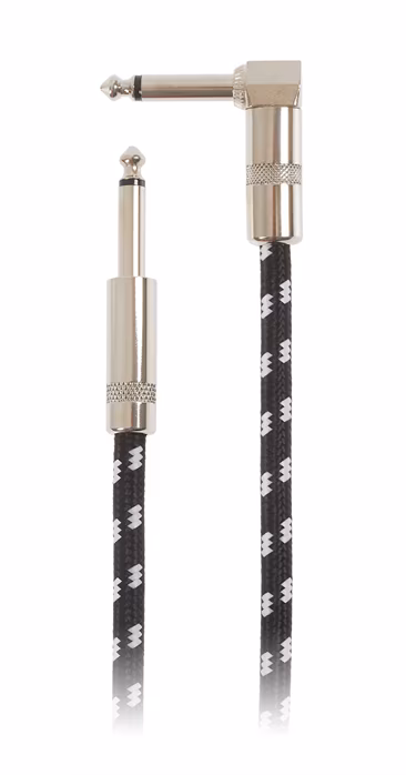 Amumu S30W-SA-5M Braided Nylon Instrument Cable - Câble d'instrument