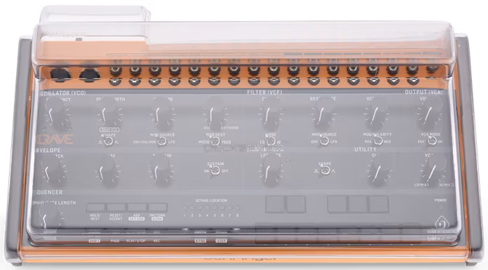 Decksaver BEHRINGER CRAVE & EDGE COVER (FITS: CRAVE & EDGE) - Protection