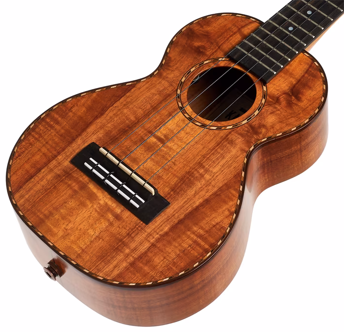 Kamaka HF-2 D FIVE.O Concert Deluxe Ukulele - Ukulélé électroacoustique