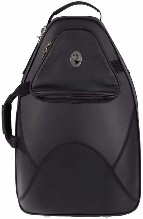 Marcus Bonna MB-5XL, Black Leather - Housse pour cor d'harmonie