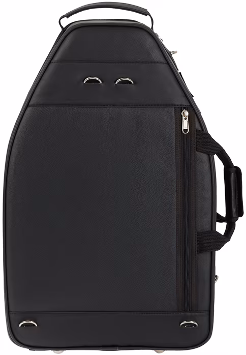 Marcus Bonna MB-5XL, Black Leather - Housse pour cor d'harmonie