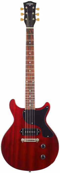 Maybach Lester Jr 59 Double Cut Antique Walnut Aged - Guitare électrique