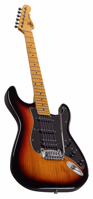 G&L Tribute Legacy HSS 3-Tone Sunburst MP - Guitare électrique