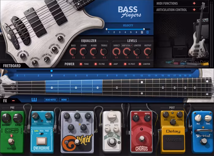 WAVES Bass Fingers - Software