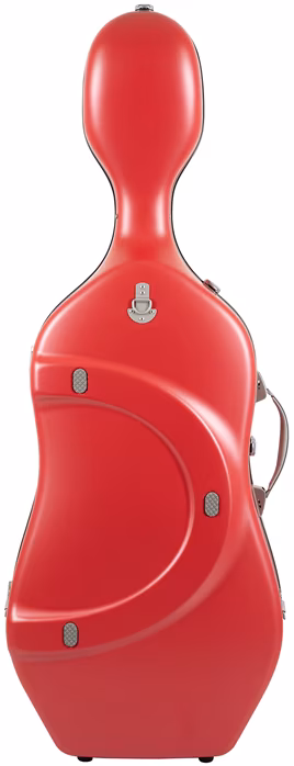 Bam GRAFFITI Hightech Slim Cello case Red - Housse rigide pour violoncelle