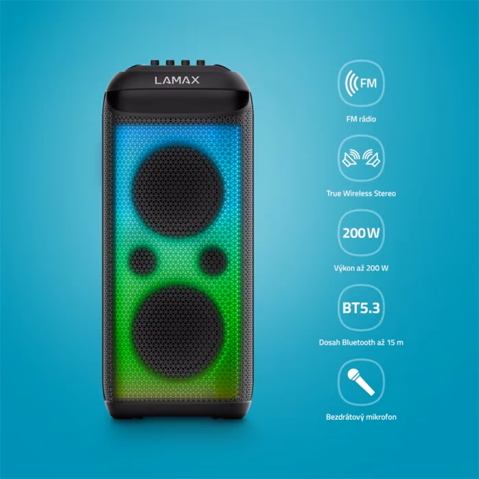 LAMAX PartyKing1 Max - Haut-parleur portable sans fil