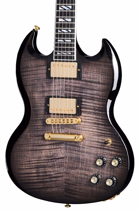 Gibson SG Supreme Translucent Ebony Burst - Guitare électrique