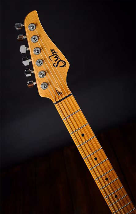 Suhr 2022 Andy Wood SS Modern T War Black - Guitare électrique