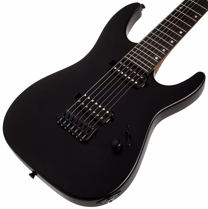 JET Guitars JS-507 Stygian - Guitare électrique a sept cordes