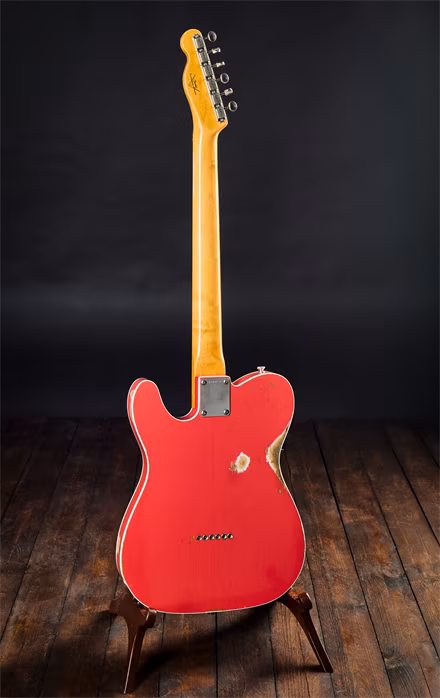 Fender Custom Shop 2019 Telecaster 60 Custom CC Fiesta Red - Guitare électrique