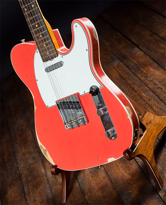 Fender Custom Shop 2019 Telecaster 60 Custom CC Fiesta Red - Guitare électrique
