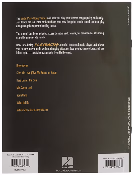 MS Guitar Play-Along: George Harrison - École de guitare