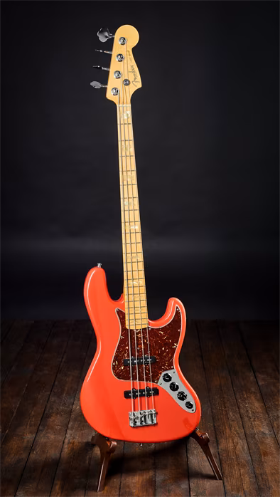 Fender Custom Shop 2010 Custom Classic Jazz Bass 4 Fiesta Red - Basse électrique