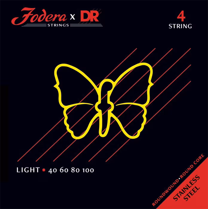 DR Strings Fodera Nickel 4 Light 40100 - Cordes pour basse