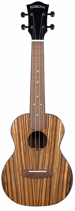 Cascha CUCZW1 Concert Zebra Wood  - Ukulélé acoustique