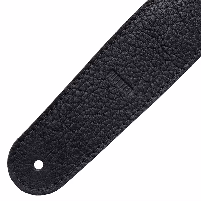 Richter Luxury Bullneck Wild Black - Sangle de guitare