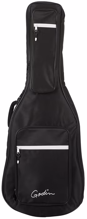 Godin 5th Avenue TL Kingpin P90 Transparent Cream HG with Bag - Guitare semi acoustique