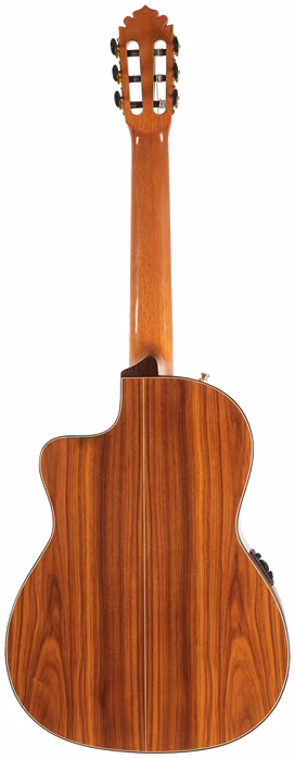 Manuel Rodriguez Café Cortado Cutaway Santos Rosewood - Guitare classique électroacoustique