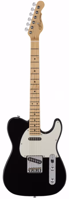 G&L USA Fullerton Deluxe ASAT Classic - Jet Black - Guitare électrique
