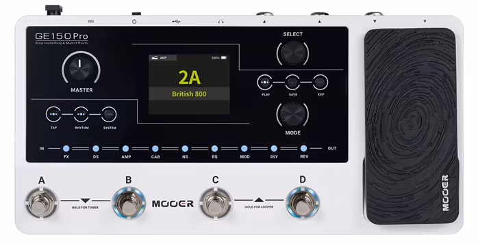 Mooer GE150 PRO - Multi-Effets Guitares