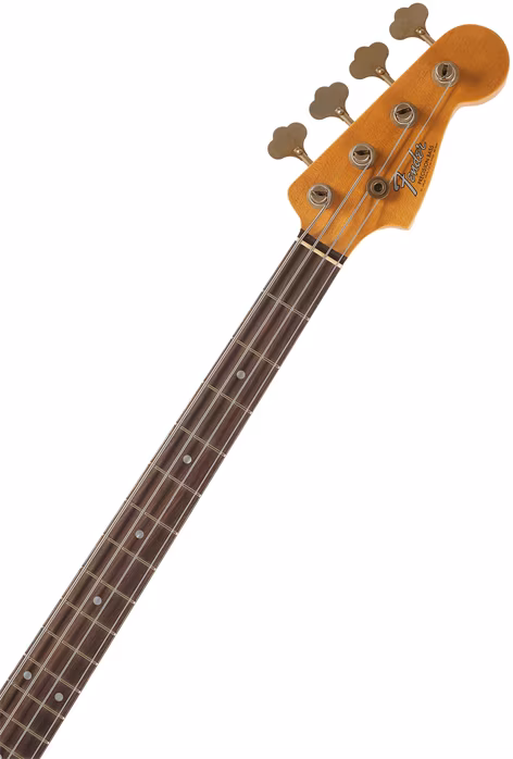 Fender Custom Shop 66 Precision Bass JRN Relic Faded Bleached 3-Color Sunburst - Basse électrique