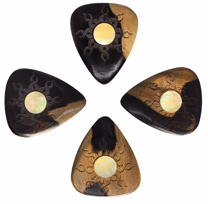 Timber Tones Sun Tones Malay Ebony 4-Packs - Médiators