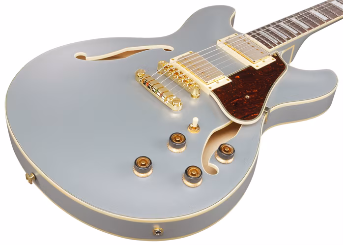 Ibanez AS73G Moonstone Silver - Guitare semi acoustique