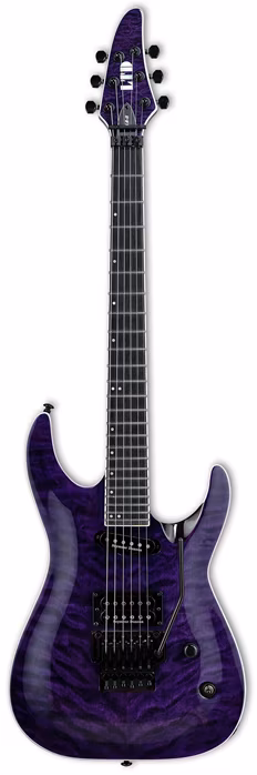 ESP LTD Andy Larocque ALR-II See Thru Purple - Guitare électrique
