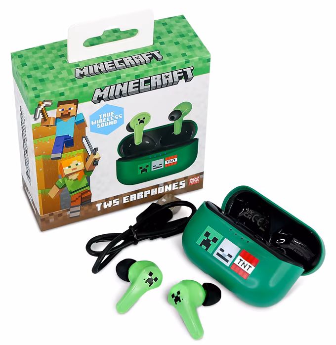 OTL Minecraft Icons TWS Earpods - Écouteurs sans fil