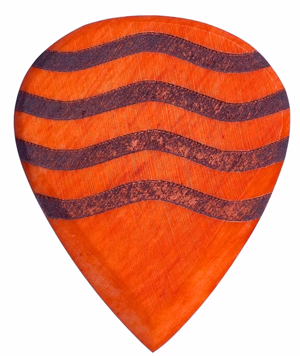 Timber Tones Jazzy Tones Max Orange Bone  - Médiator