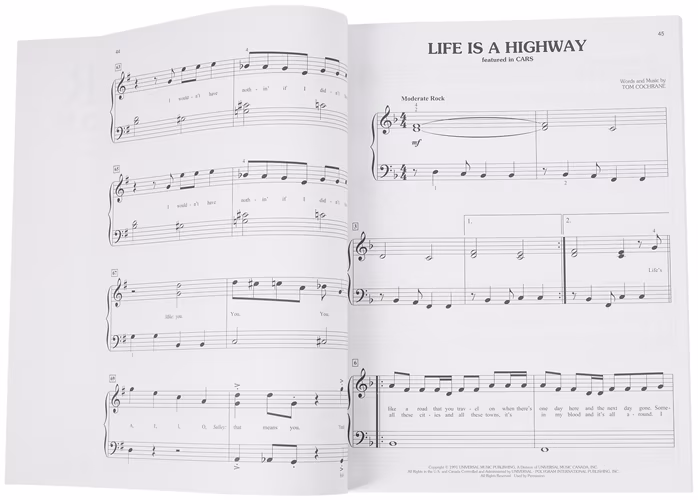 MS Pixar Collection for Big-Note Piano - Partitions pour piano
