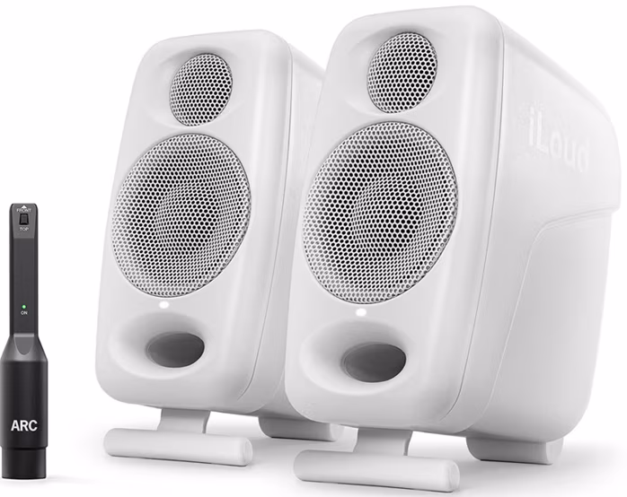 IK Multimedia iLoud Micro Monitor Pro (Pair White) - Moniteurs de studio actifs