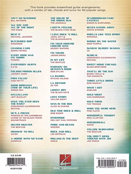 MS Simple Songs - Partitions pour guitare